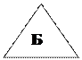 Равнобедренный треугольник:  Б