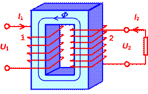 Схема трансформатора