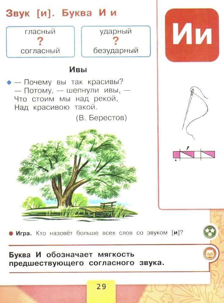 Схема слова ива