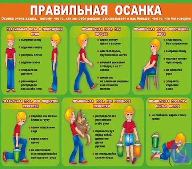 Картинки по запросу осанка картинки