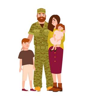 https://img.freepik.com/premium-vector/military-man-serviceman-or-soldier-dressed-in-camouflage-clothing-his-wife-and-children_198278-2373.jpg?size=626&ext=jpg