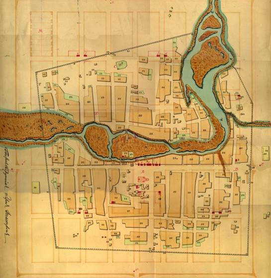 План города Челябинска 1784 года