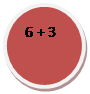Овал: 6 + 3 

