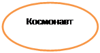 Овал: Космонавт