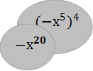〖〖(-х〗^5)〗^4

,〖-х〗^20


