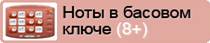 Онлайн игра Ноты в басовом ключе