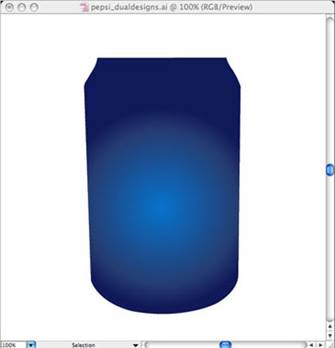 Банка Pepsi, урок Adobe Illustrator из серии fucking 3D)))