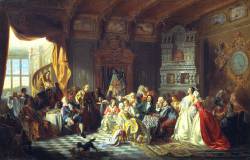 Станислав Хлебовский. Ассамблея при Петре Первом (1858)