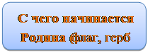 Скругленный прямоугольник: С чего начинается 
Родина (флаг, герб флаг) 
