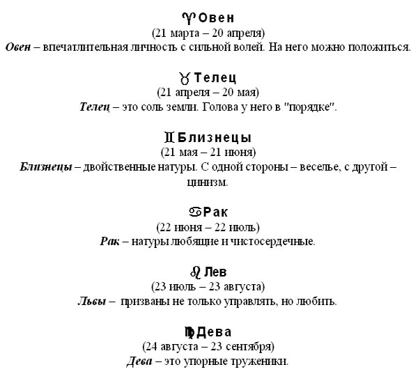 Рис. 2. Образец выполнения задания