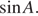  синус A.