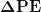 \boldsymbol{\Delta \textbf{PE}}