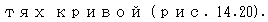 Text Box: тях кривой (рис. 14.20). 