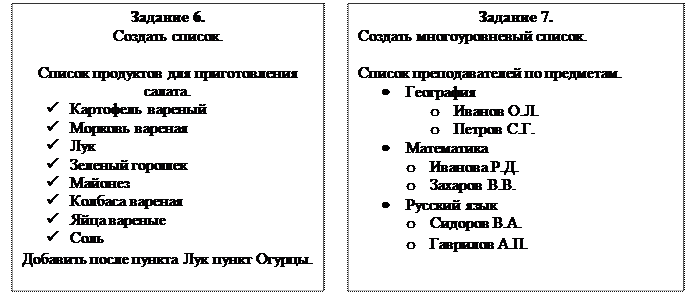 Курсовая работа редактирование и форматирование текста в текстовом процессоре ms word