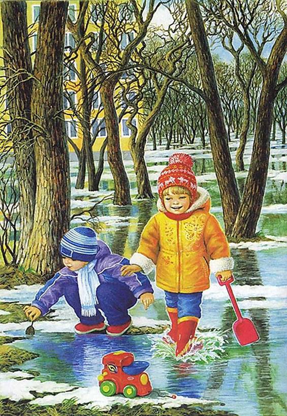 Весна картинки для детей Детское развитие