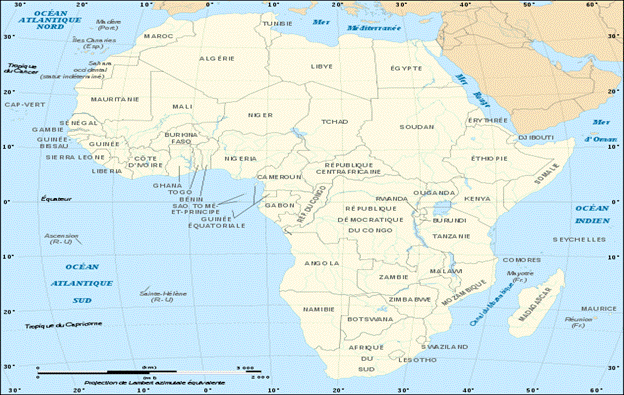 Fichier:Africa map political-fr.svg