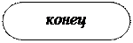 Блок-схема: знак завершения: конец