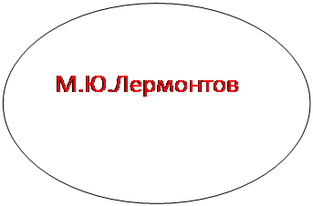 Овал: М.Ю.Лермонтов
