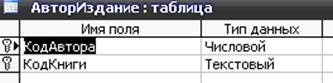 курсовая база данных библиотека access