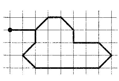 Танк рисунок по клеточкам для ребенка