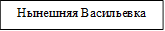 Нынешняя Васильевка