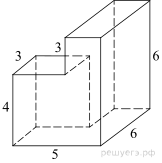 найти площадь поверхности многогранника 11