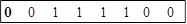 0	0	1	1	1	1 0	0