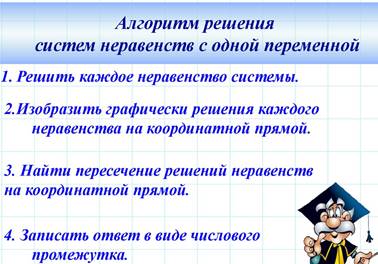 Решение систем неравенств с одной переменной - презентация онлайн