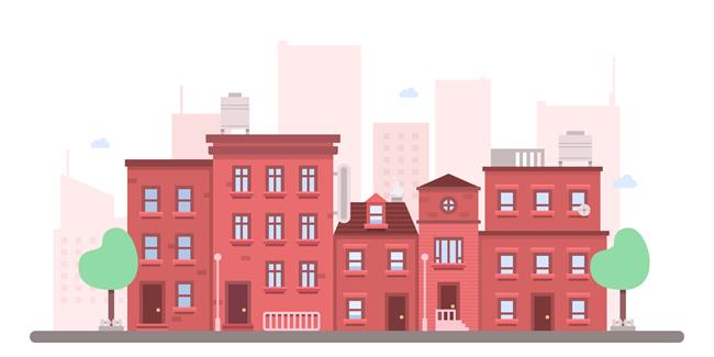 Как создать плоский городской пейзаж в Adobe Illustrator