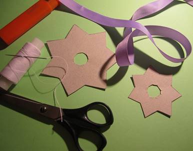 цветы из лент