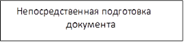 Непосредственная подготовка документа
