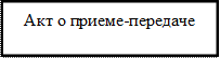 Акт о приеме-передаче