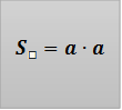 S_□=a∙a