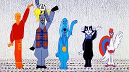 вопрос теста Какой коллектив образуют эти мультяшные герои