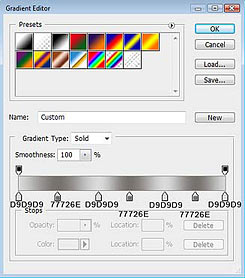 gradient editor