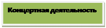 Надпись: Концертная деятельность