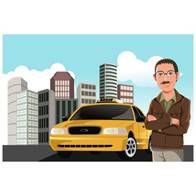 the-taxi-driver-vector