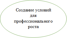 Создание условий для профессионального роста