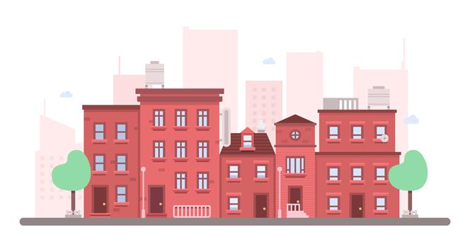 Как создать плоский городской пейзаж в Adobe Illustrator