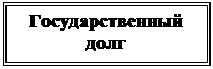 Надпись: Государственный долг