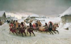 Пётр Николаевич Грузинский. Масленица (1889)