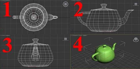 Описание: 3d max viewport