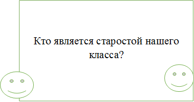 Кто является старостой нашего класса?