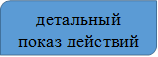 детальный показ действий