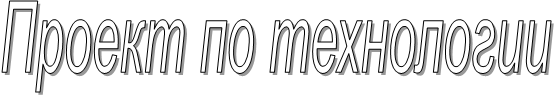 Проект по технологии