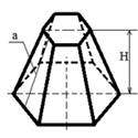 Объем правильной усеченной пирамиды