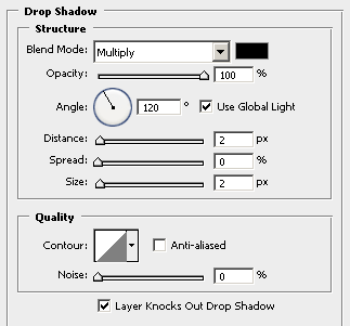 drop shadow