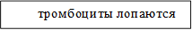 тромбоциты лопаются

