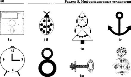 Описать с помощью векторных команд следующие рисунки цвет