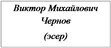 Надпись: Виктор Михайлович Чернов 
(эсер)
